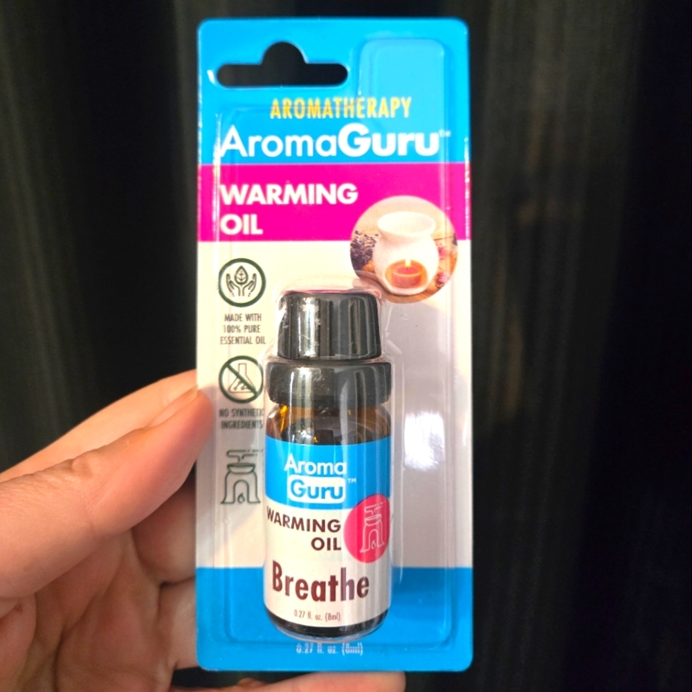 💖 Aroma Guru Warming Oil Breathe 100% Pure Essential Oil Eucalyptus Rosemary